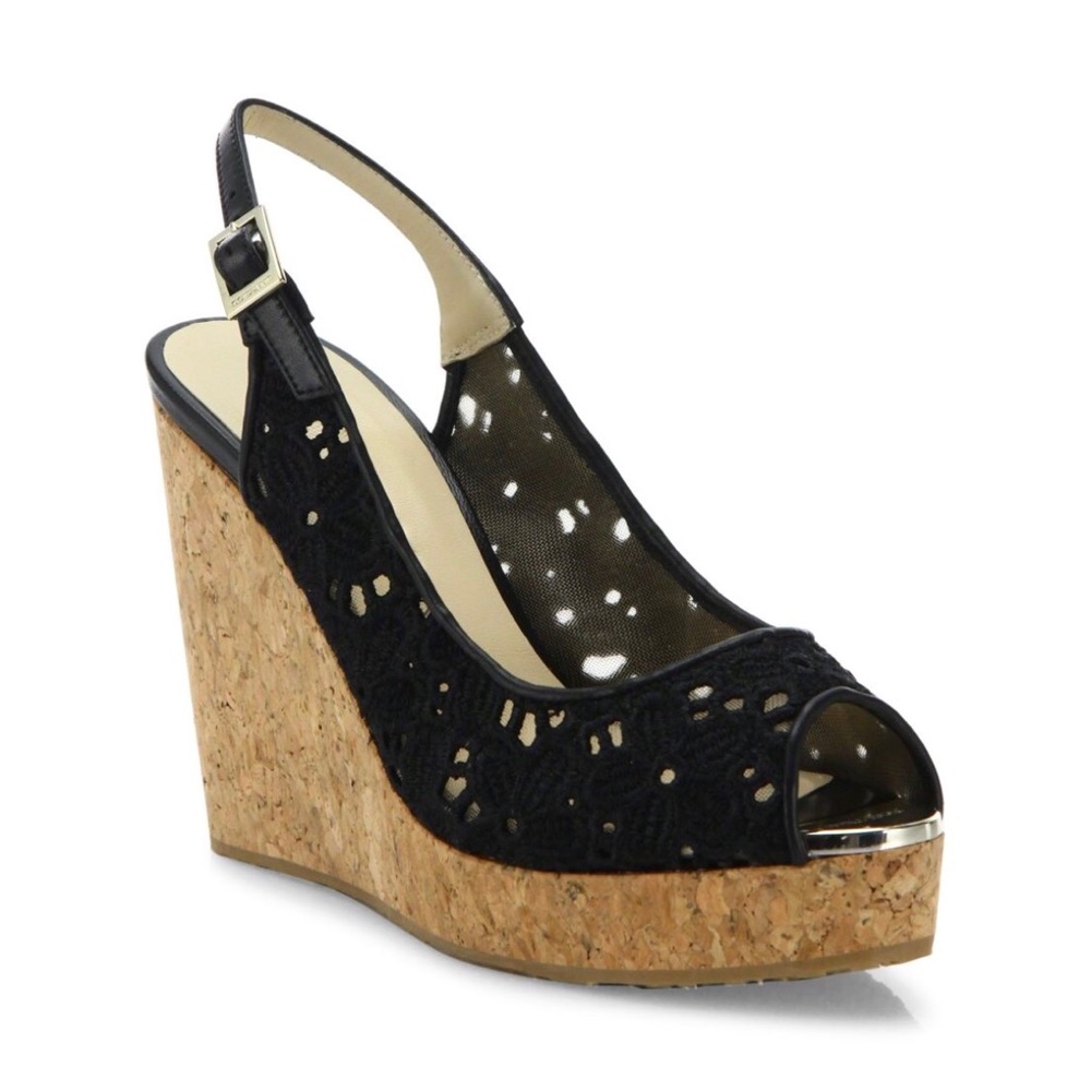 ❌SOLD❌🎉HP🎉NIB Jimmy Choo “Prova” Wedges - Picture 1 of 7